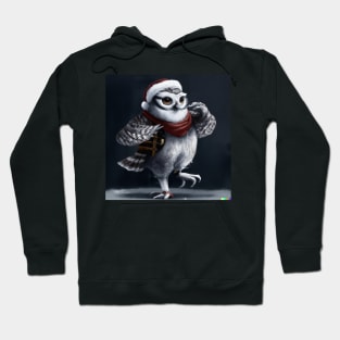 Santa Owl Hoodie